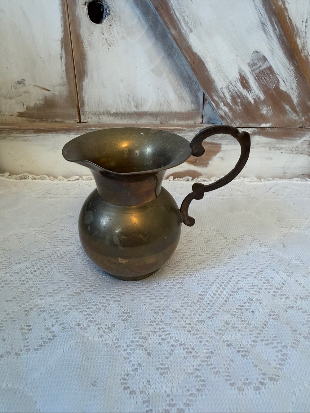 Small brass jug